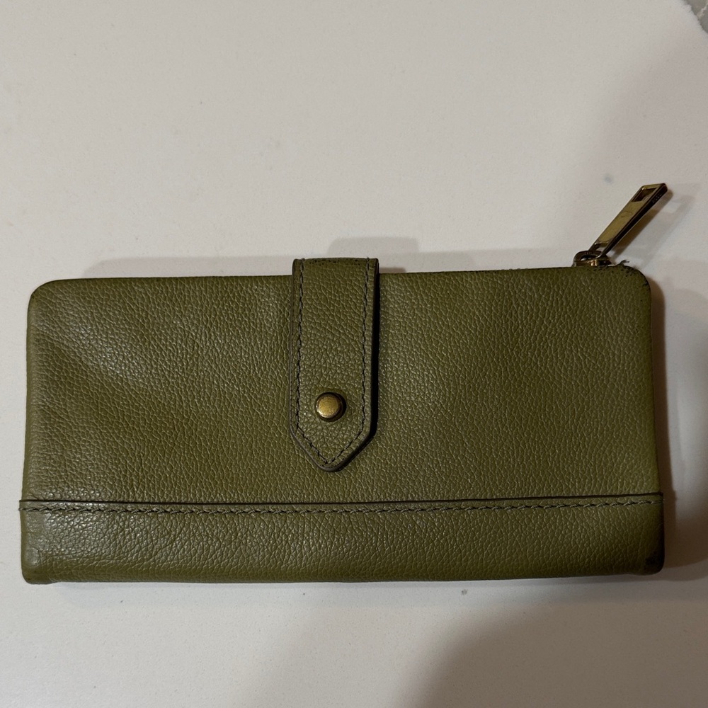 Fossil Olive Leather Wallet